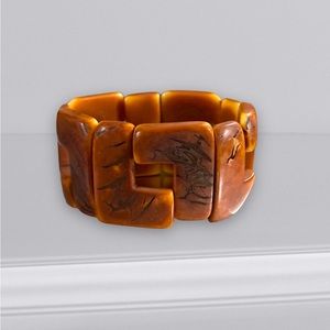 Santiago L Shaped Tagua Nut Bracelet 7-8”